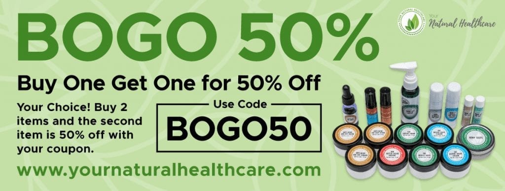 bogo 50% off all joint and muscle products